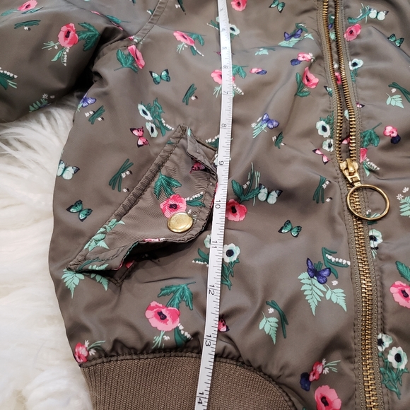 H&M USA 4-5 Youth Floral Print Jacket - Picture 10 of 14